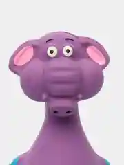 Аметистовый летексная мультяшная игрушка с пищалкой, для собак