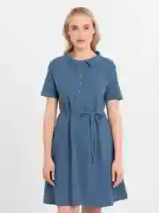 Платье поло женское, с ремешком