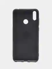 Черный чехол Huawei Y7 2019, Хуавей У7 2019 силиконовый с блестками