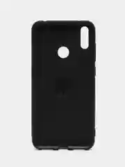 Розовый чехол Huawei Y7 2019, Хуавей У7 2019 силиконовый с блестками