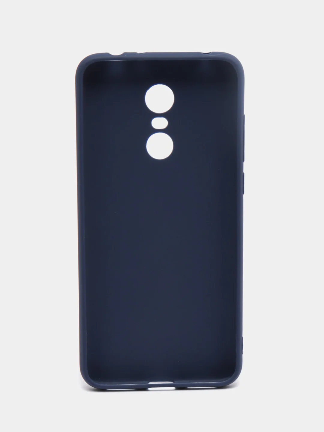 Темно-синий чехол для Xiaomi Redmi 5 Plus (Сяоми Редми 5 Плюс), силиконовый, цветной, матовый