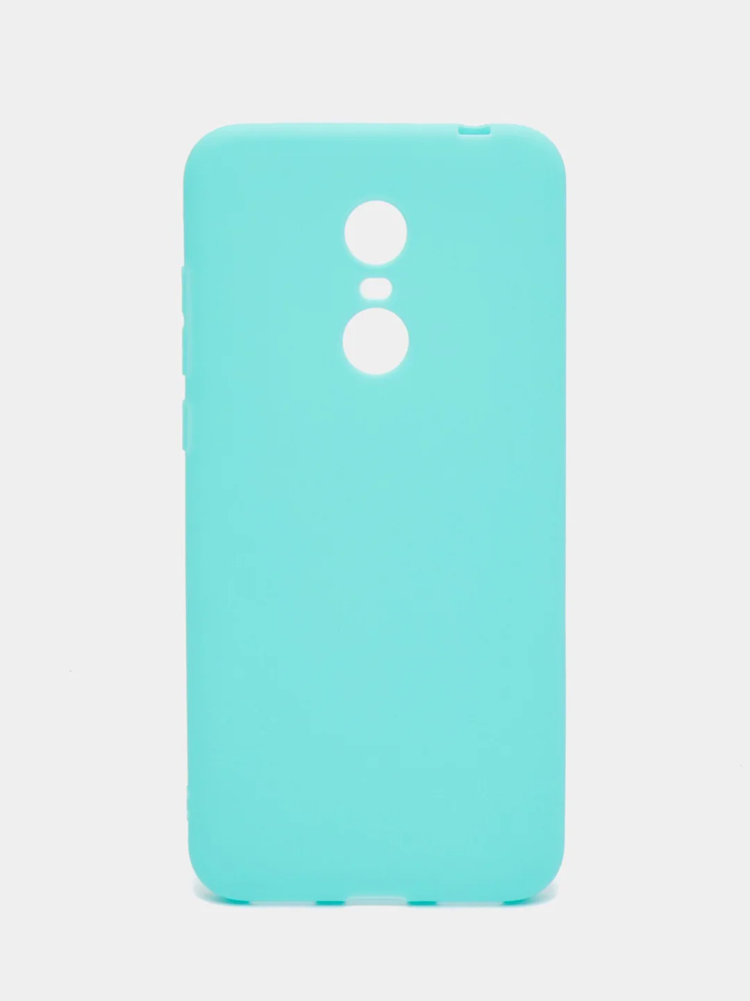 Бирюзовый чехол для Xiaomi Redmi 5 Plus (Сяоми Редми 5 Плюс), силиконовый, цветной, матовый