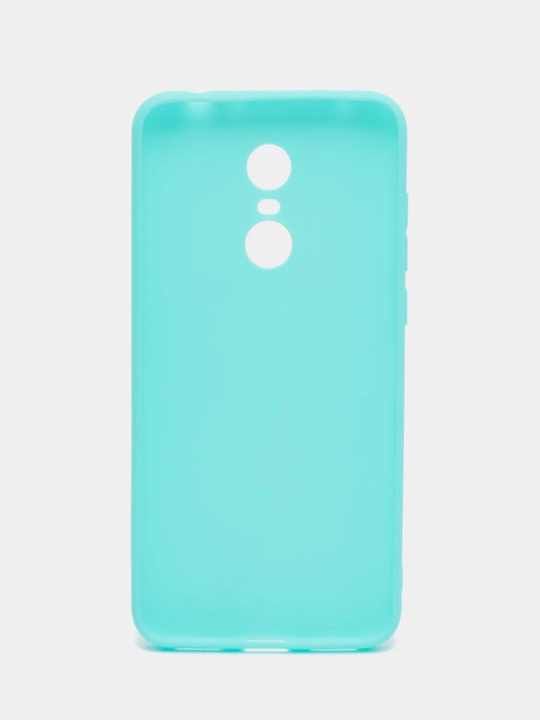 Бирюзовый чехол для Xiaomi Redmi 5 Plus (Сяоми Редми 5 Плюс), силиконовый, цветной, матовый