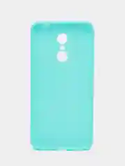 Бирюзовый чехол для Xiaomi Redmi 5 Plus (Сяоми Редми 5 Плюс), силиконовый, цветной, матовый