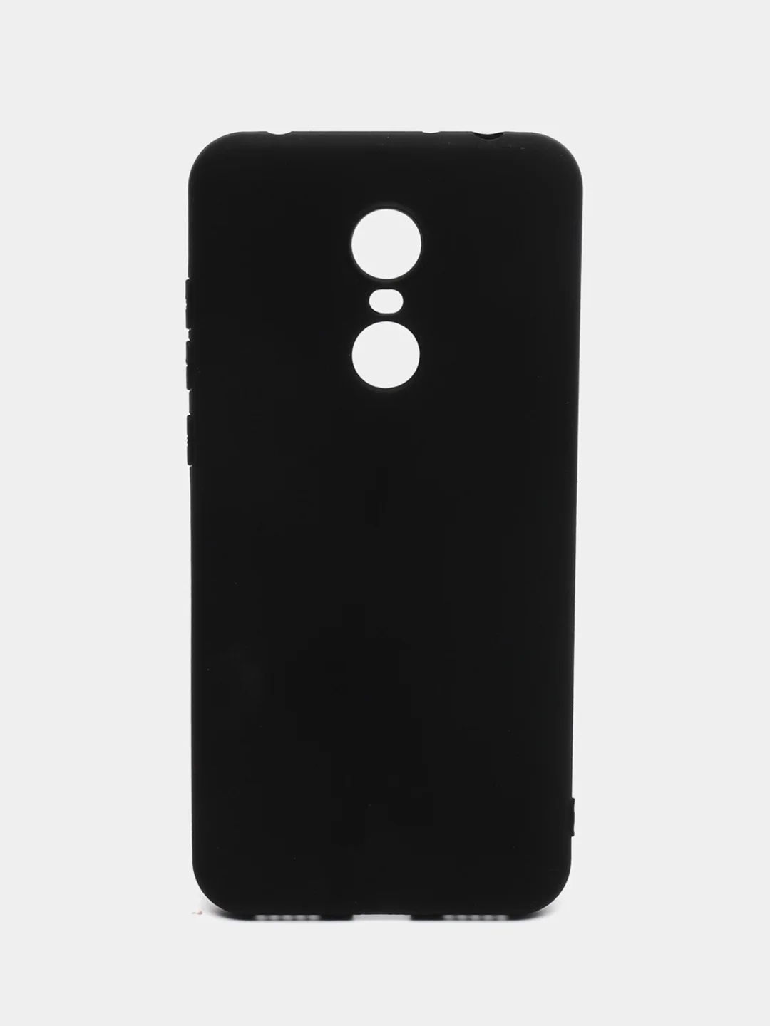 Черный чехол для Xiaomi Redmi 5 Plus (Сяоми Редми 5 Плюс), силиконовый, цветной, матовый