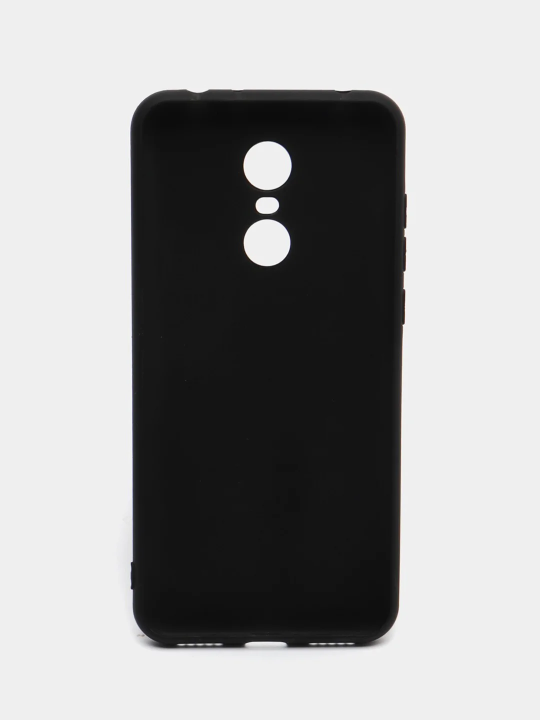 Черный чехол для Xiaomi Redmi 5 Plus (Сяоми Редми 5 Плюс), силиконовый, цветной, матовый