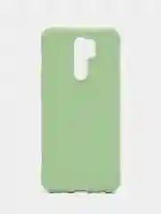 Зеленый мягкий и тонкий силиконовый чехол для Xiaomi Redmi 9
