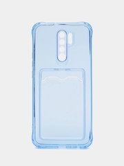 Чехол противоударный с отделом под карту для Xiaomi Redmi 10C, 9A, 9C, A1+, Poco M3, M5