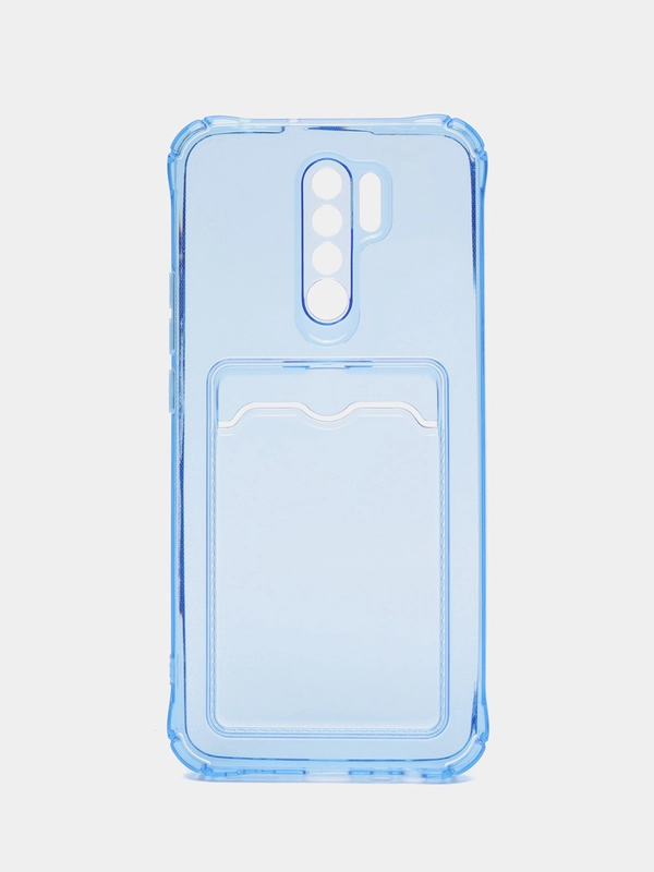 Чехол противоударный с отделом под карту для Xiaomi Redmi 10C, 9A, 9C, A1+, Poco M3, M5