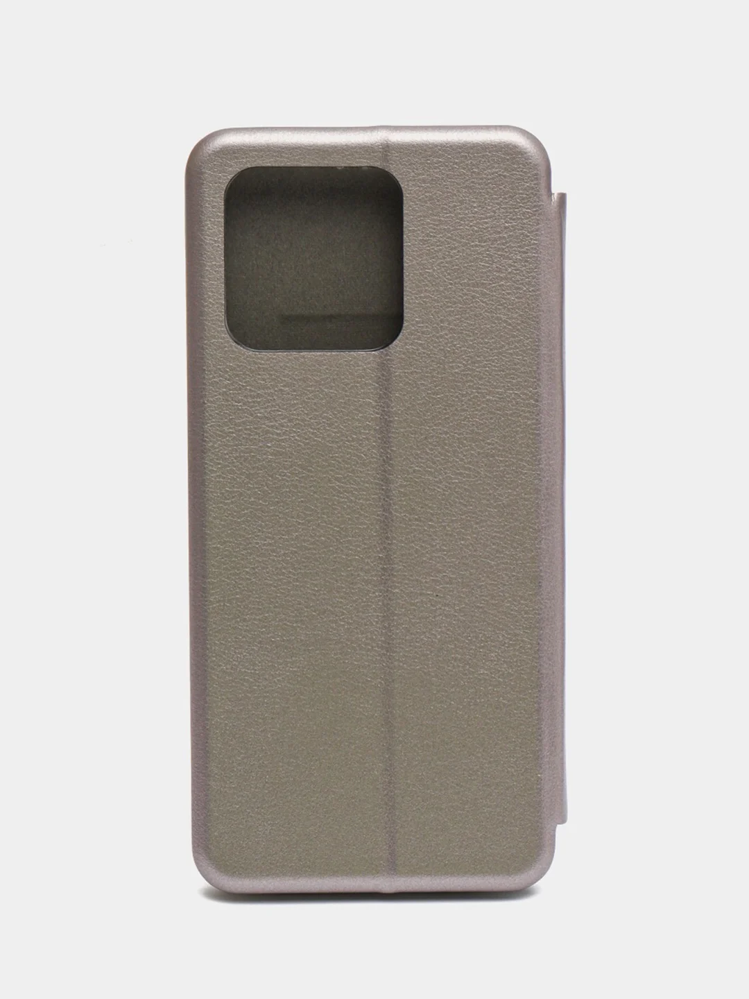 Серебряный чехол книжка Xiaomi Redmi 10C / 10C NFC / Poco C40 (Сяоми Редми 10С / Поко С40)