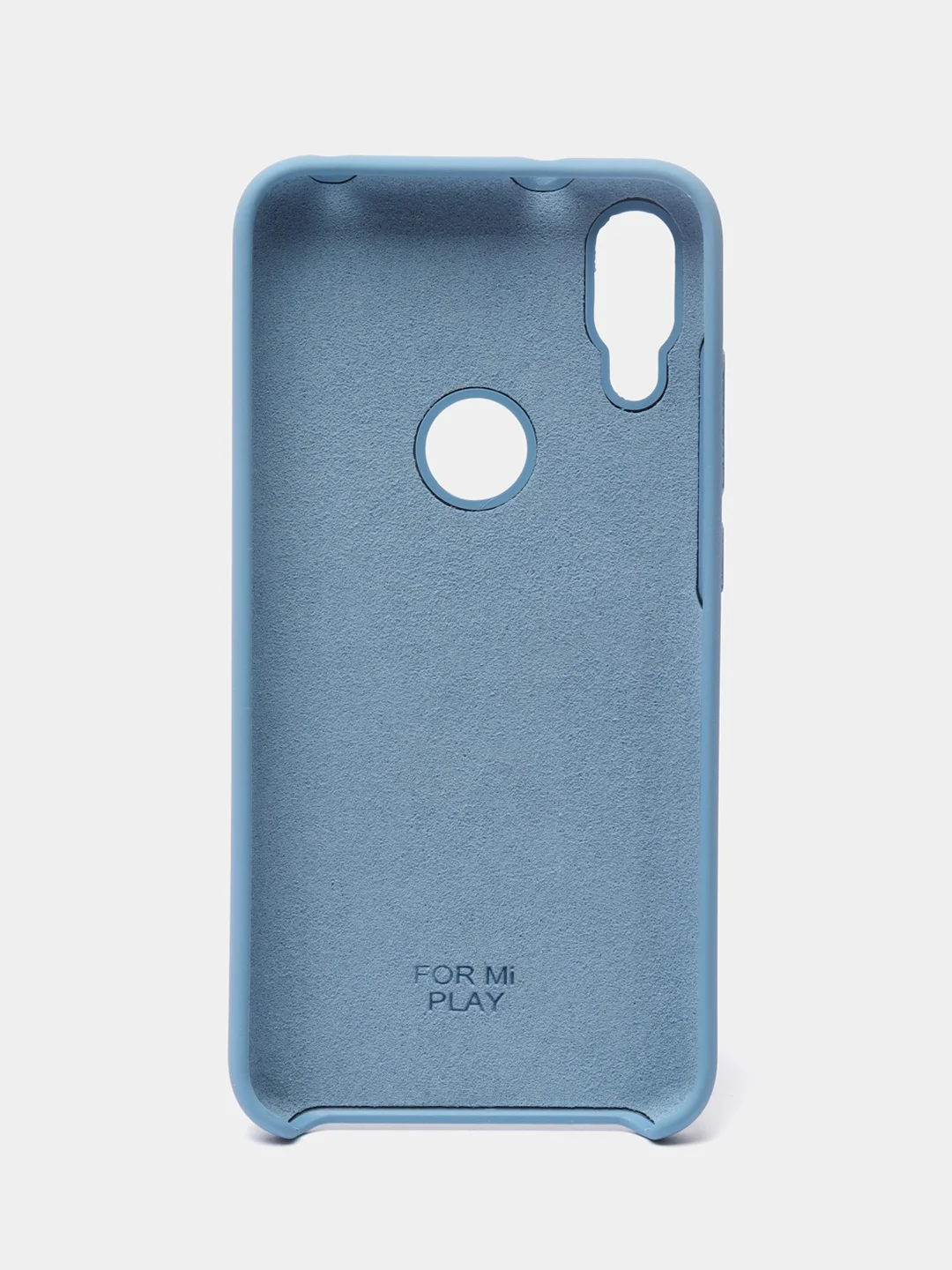 Синий меланж чехол Xiaomi Mi Play, Сяоми Ми Плей силиконовый Silicone case