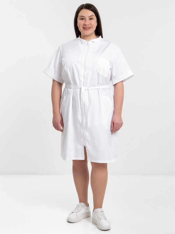 Халат женский Сансара-005 (тк.Смесовая,160) MedLine, белый