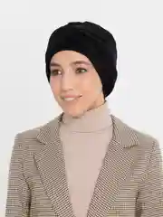 Черный тюрбан женский