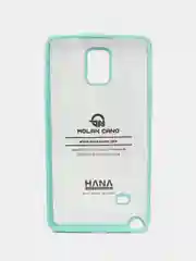 Бирюзовый силиконовый чехол для Samsung Galaxy Note 4 / SM-N910 бампер Hana Molan Cano для смартфона