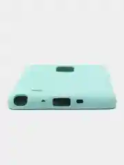 Бирюзовый силиконовый чехол для Samsung Galaxy Note 4 / SM-N910 бампер Hana Molan Cano для смартфона