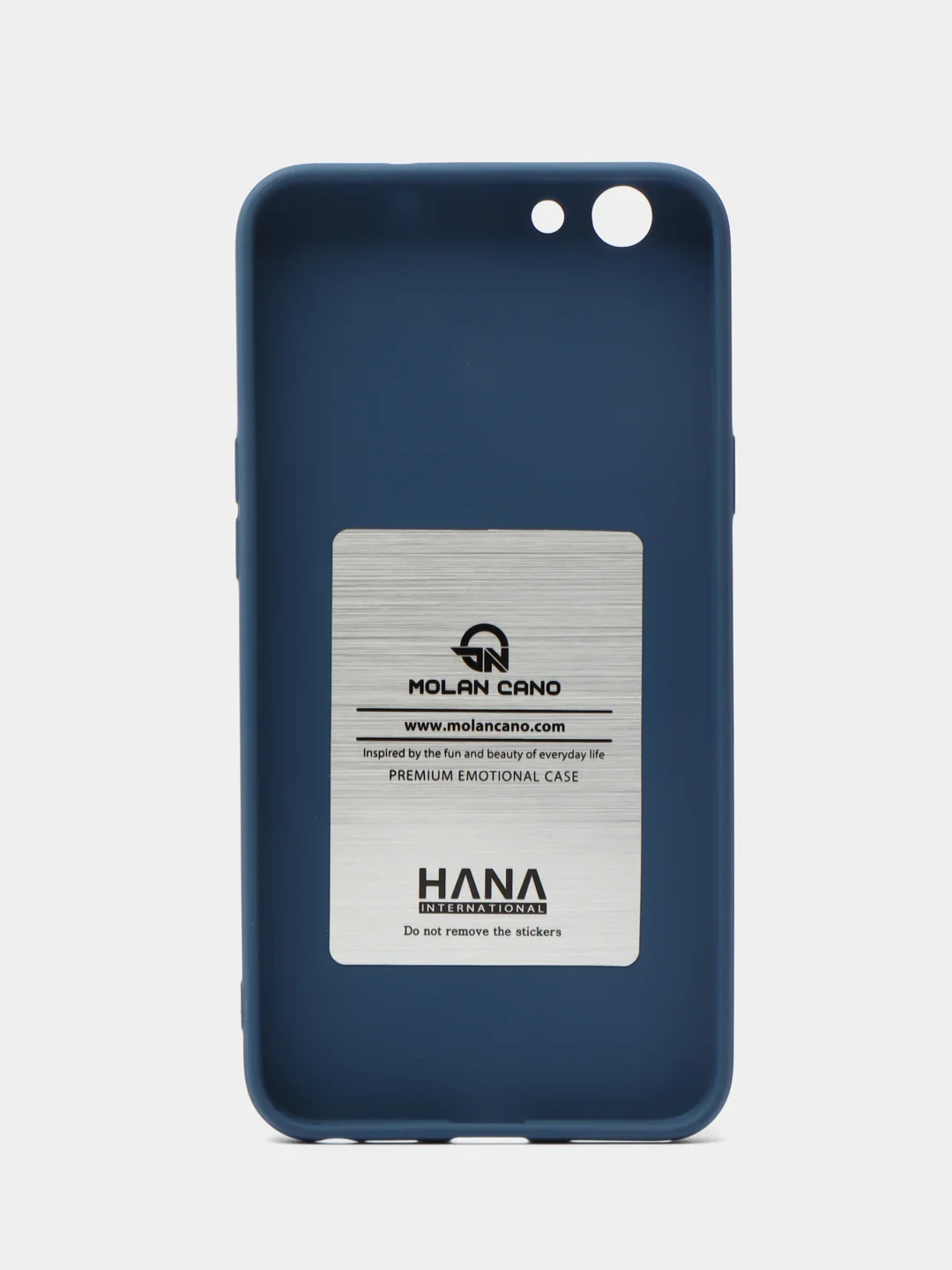 Синий силиконовый чехол для Oppo A59 бампер Hana Molan Cano для смартфона