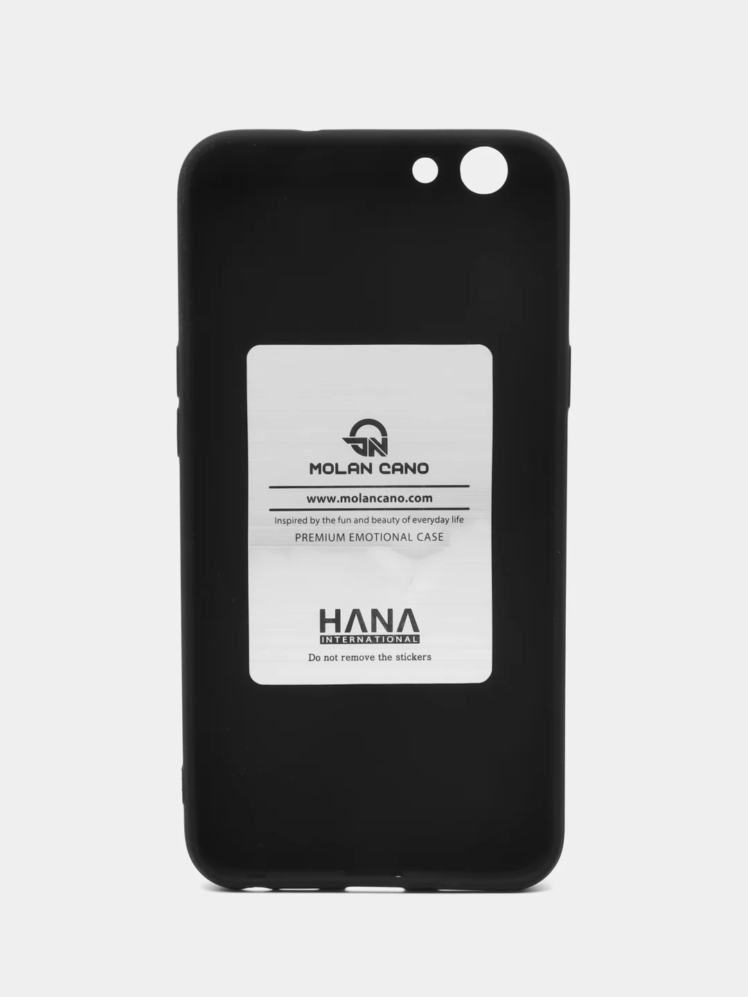 Черный силиконовый чехол для Oppo A59 бампер Hana Molan Cano для смартфона
