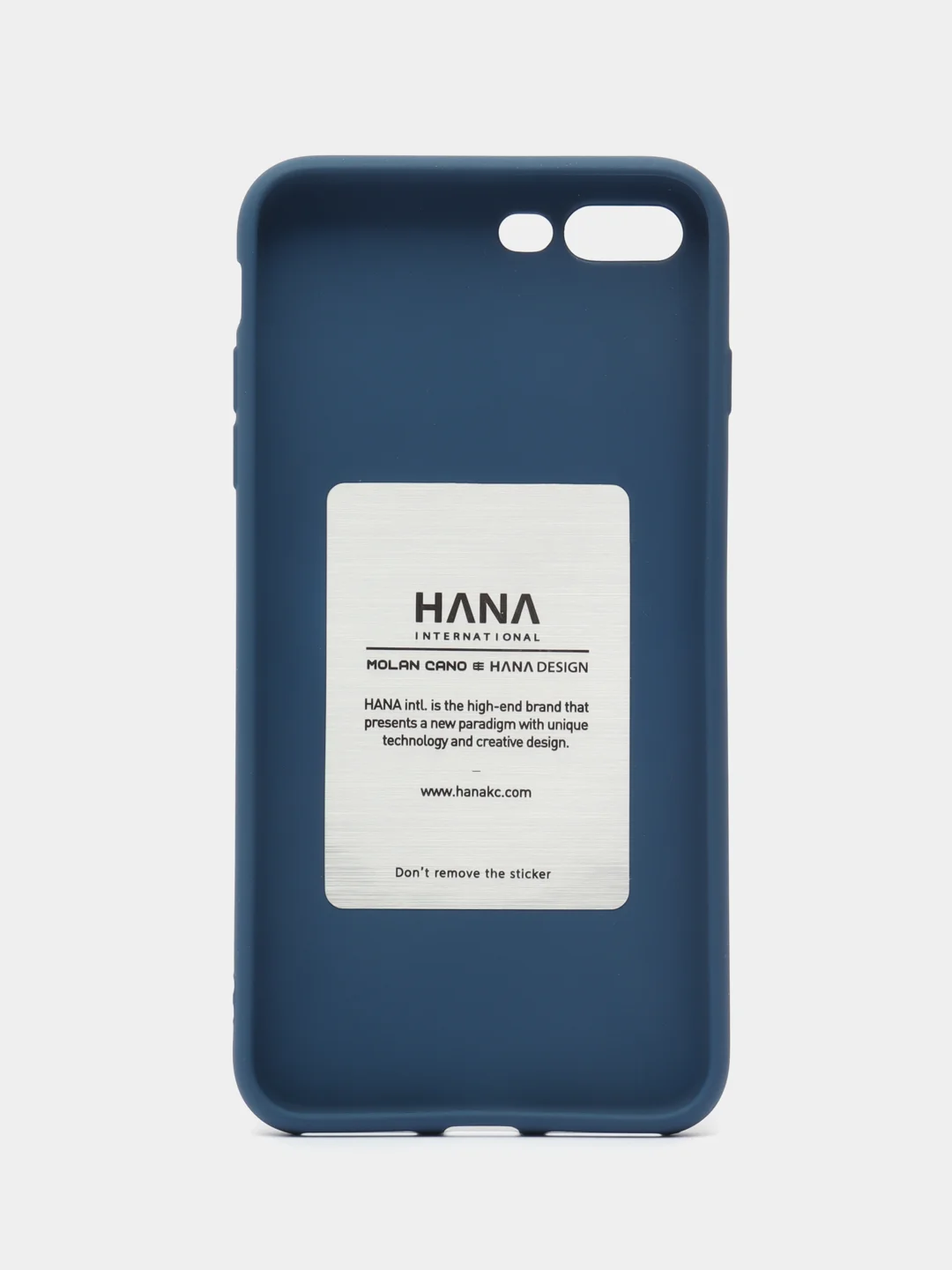 Синий силиконовый чехол для iPhone 7+, 8+ бампер Hana Molan Cano для смартфона 7 Plus, 8 Plus