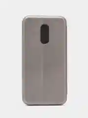 Тёмно-серый чехол-книжка с визитницей для Xiaomi Redmi 5 полная защита телефона с отделом для карточки