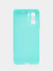 Бирюзовый чехол для Xiaomi Poco F3 / Xiaomi Redmi K40 Pro силиконовый матовый