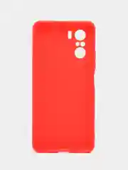 Красный чехол для Xiaomi Poco F3 / Xiaomi Redmi K40 Pro силиконовый матовый