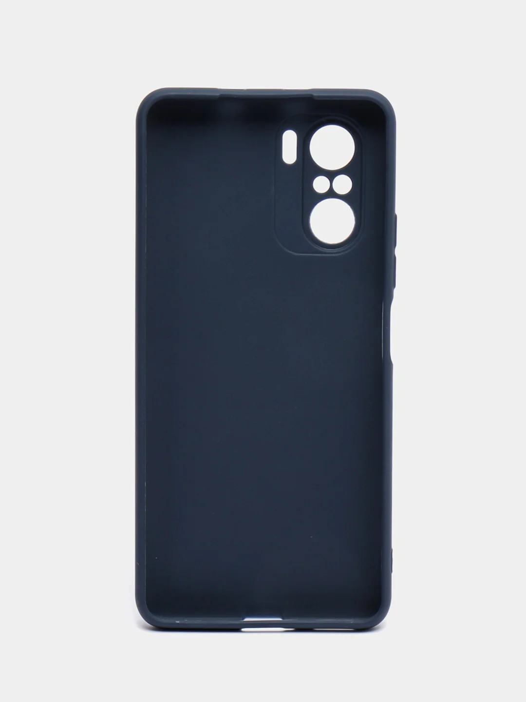 Темно-синий чехол для Xiaomi Poco F3 / Xiaomi Redmi K40 Pro силиконовый матовый
