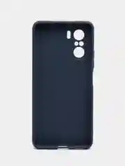 Темно-синий чехол для Xiaomi Poco F3 / Xiaomi Redmi K40 Pro силиконовый матовый