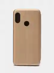 Золотой чехол-книжка на Xiaomi Redmi 6 Pro / Mi A2 Lite (Сяоми Редми 6 Про, Ми А2 лайт)