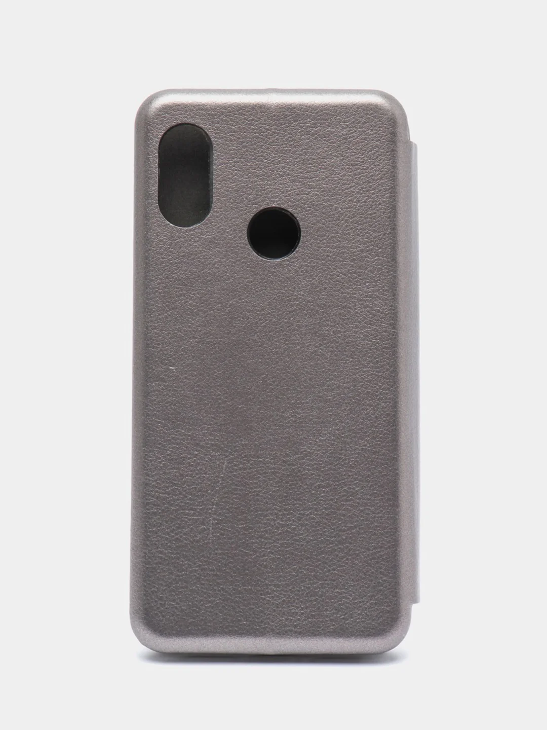 Серебряный чехол-книжка на Xiaomi Redmi 6 Pro / Mi A2 Lite (Сяоми Редми 6 Про, Ми А2 лайт)