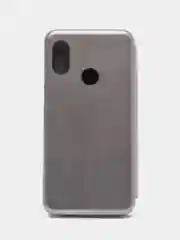 Серебряный чехол-книжка на Xiaomi Redmi 6 Pro / Mi A2 Lite (Сяоми Редми 6 Про, Ми А2 лайт)
