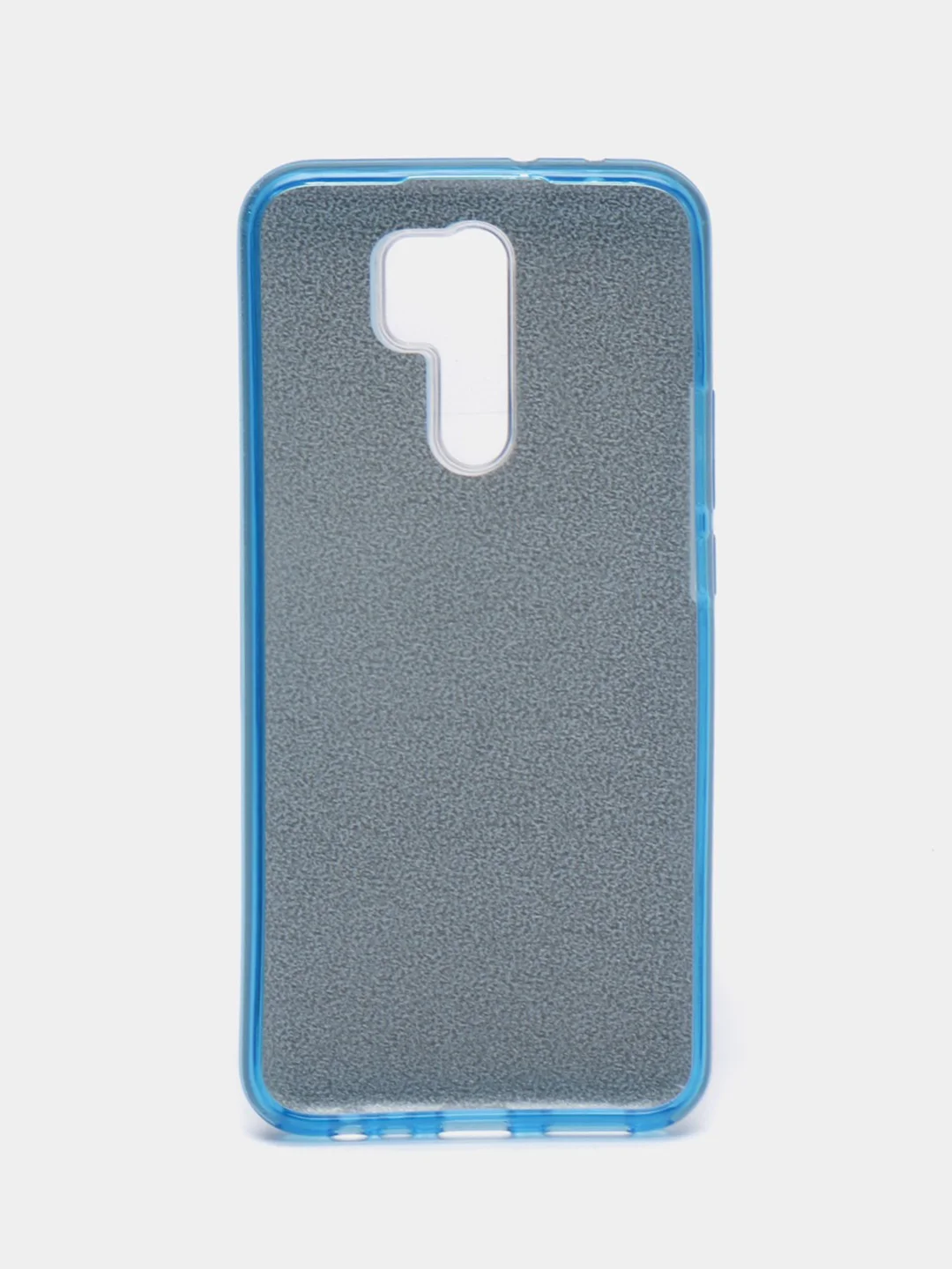 Голубой чехол Xiaomi Redmi 9, Сяоми Редми 9 блестящий сияющий