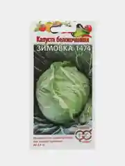 Семена Капуста белокочанная "Зимовка 1474", 0,5г