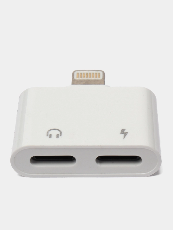 Аудио-переходник адаптер Lightning на Lightning to Lightning KIN KY-184 для iphone