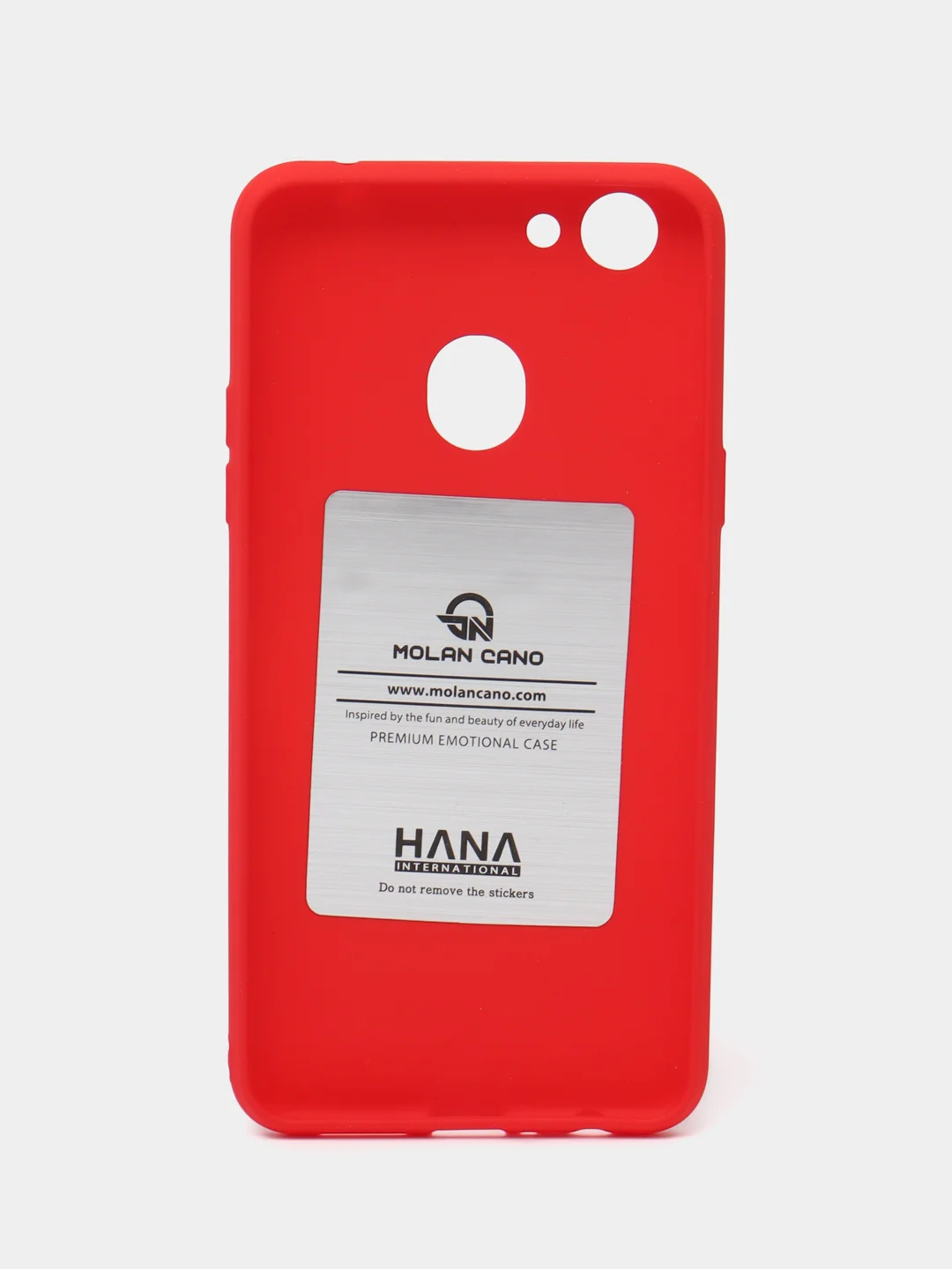 Красный силиконовый чехол для Oppo A73 бампер Hana Molan Cano для смартфона
