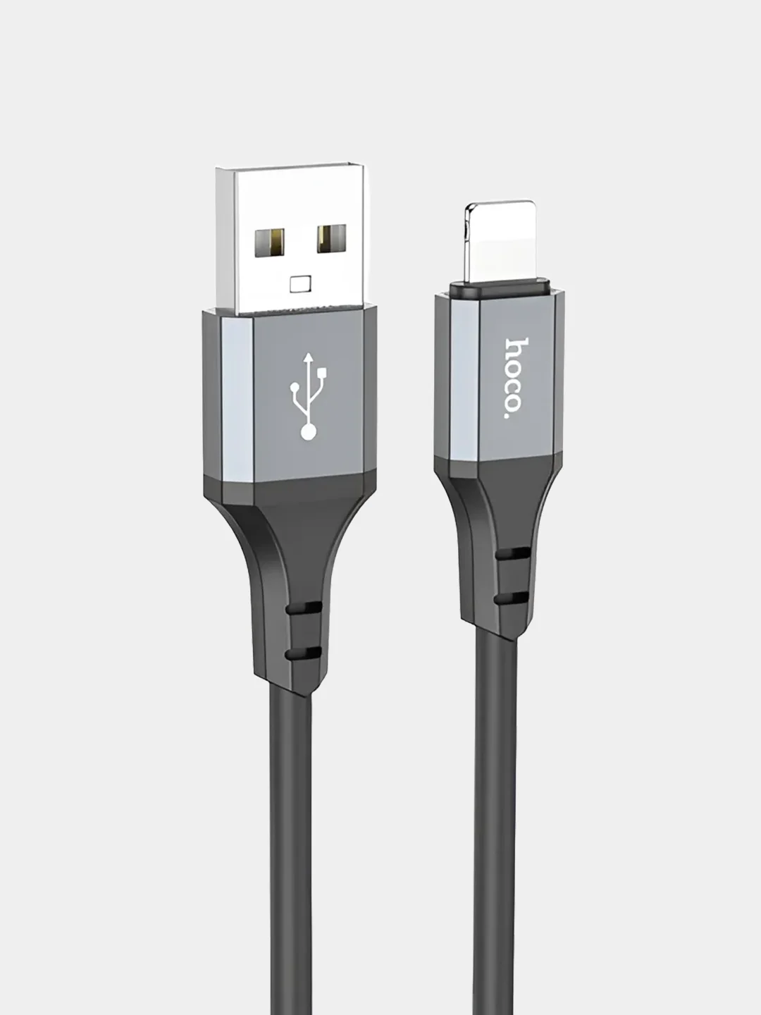 Черный кабель для iphone usb lightning для зарядки телефона