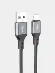 Черный кабель для iphone usb lightning для зарядки телефона