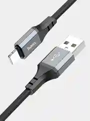 Черный кабель для iphone usb lightning для зарядки телефона