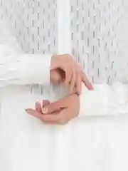 Белый комплект туника пляжная с шортами
