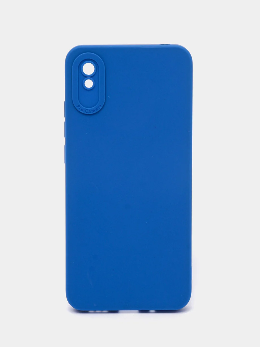 Синий чехол цветной для Xiaomi Redmi 9, 9A, 9C, 10, 10C, Redmi 12, 12C, Poco C40 силиконовый