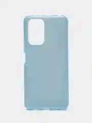 Голубой чехол Xiaomi Redmi Note 10 Pro, Сяоми Редми Нот 10 Про, блестящий