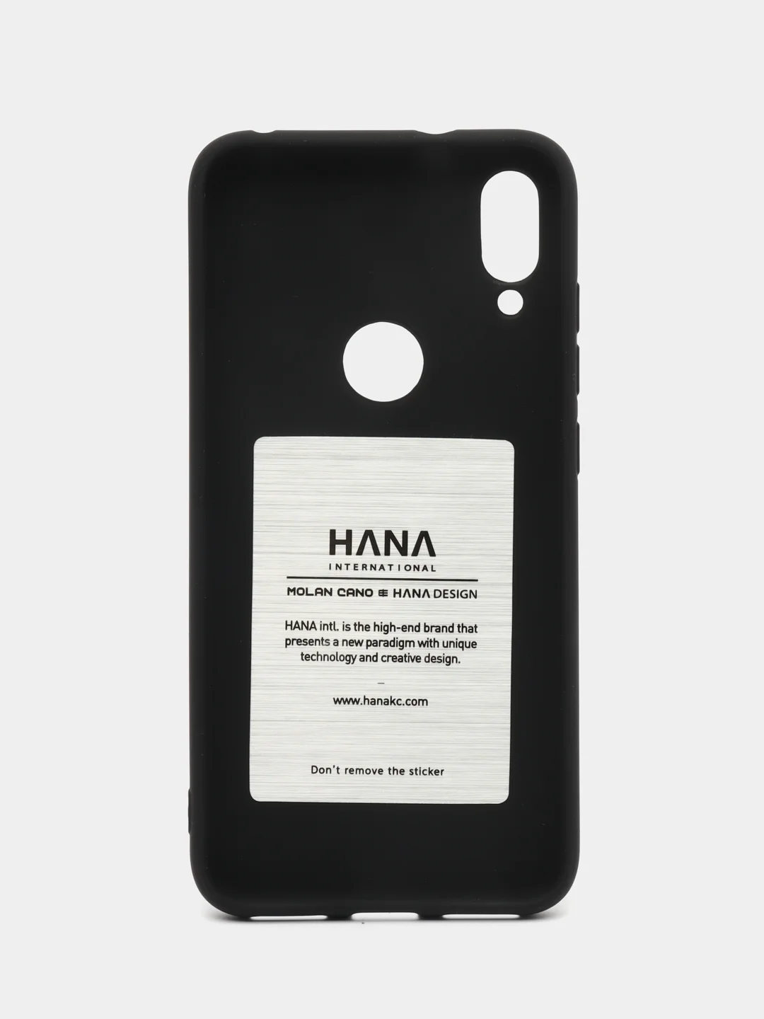 Черный силиконовый чехол для Xiaomi Mi Play бампер Hana Molan Cano для смартфона