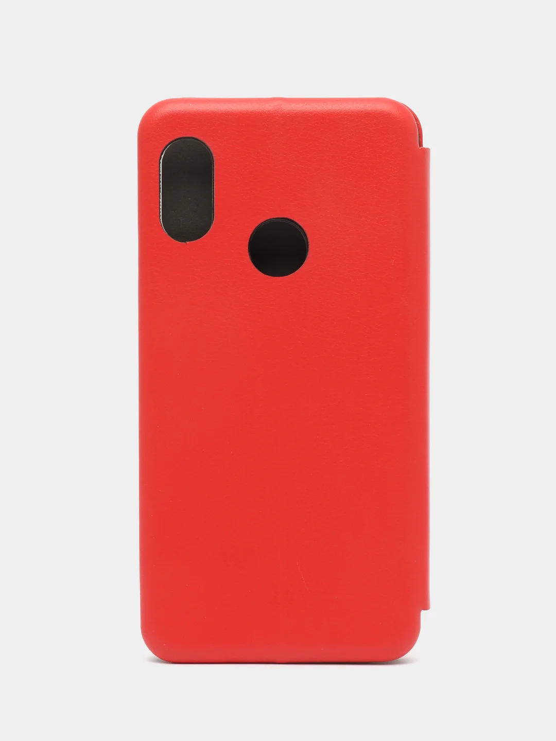 Красный чехол-книжка с визитницей для Xiaomi Redmi 6 Pro, Mi A2 Lite с отделом для карточки