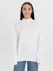 Белый свитшот женский утепленный