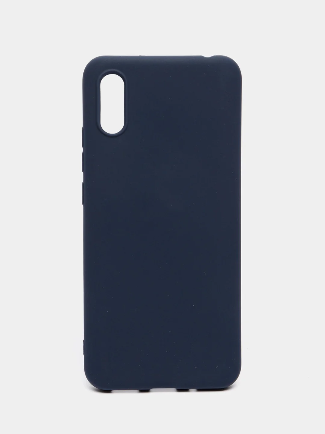 Темно-синий чехол для Xiaomi Redmi 9A (Сяоми Редми 9А) силиконовый, матовый, цветной
