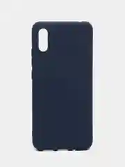 Темно-синий чехол для Xiaomi Redmi 9A (Сяоми Редми 9А) силиконовый, матовый, цветной