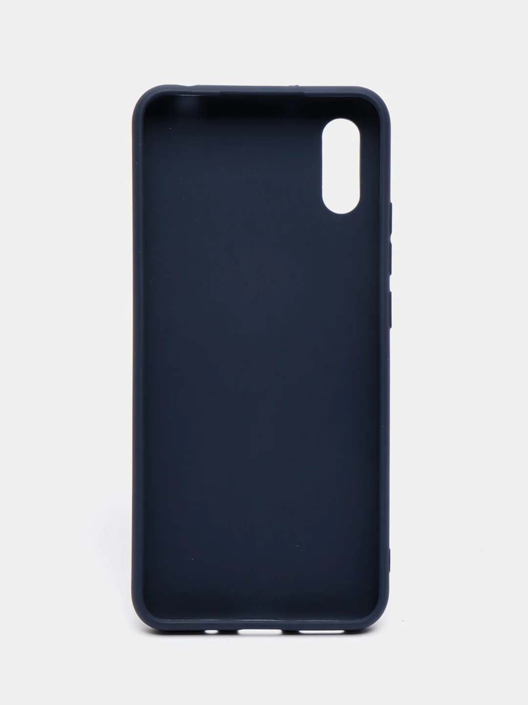 Темно-синий чехол для Xiaomi Redmi 9A (Сяоми Редми 9А) силиконовый, матовый, цветной