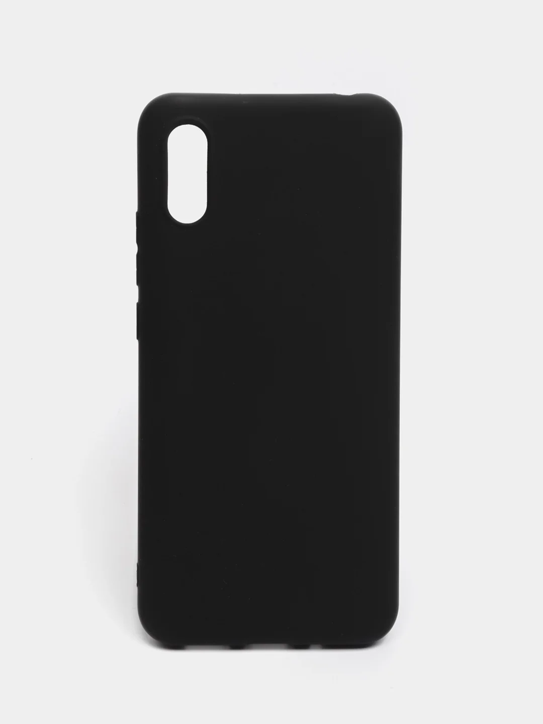 Черный чехол для Xiaomi Redmi 9A (Сяоми Редми 9А) силиконовый, матовый, цветной
