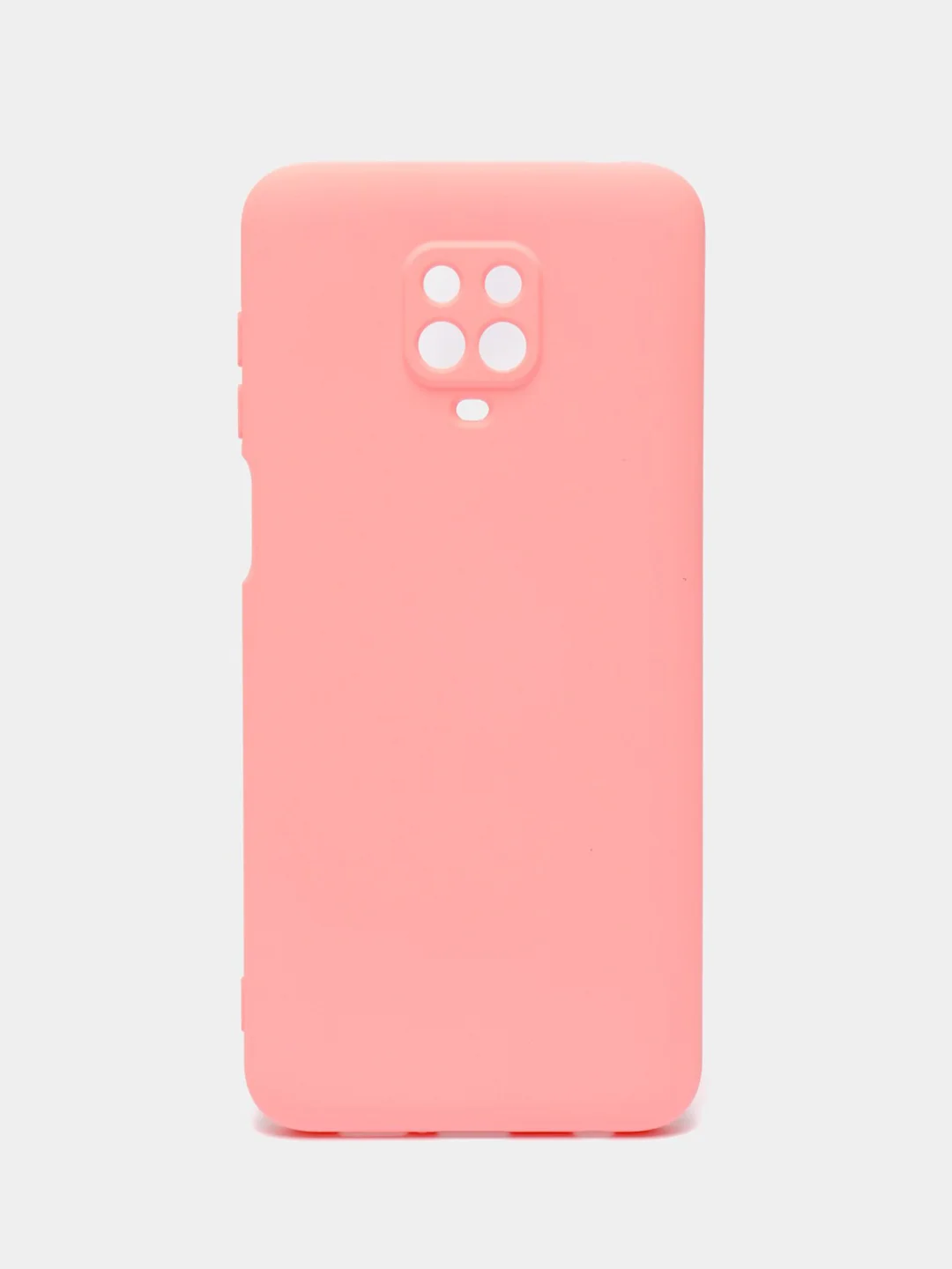 Розовый чехол Xiaomi Redmi Note 9S / Note 9 Pro / Note 9 Pro Max, Редми Нот 9 Про Макс силиконовый