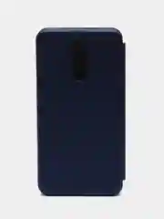 Синий чехол книжка на Xiaomi Redmi 8, Сяоми Редми 8