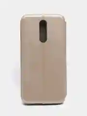Золотой чехол книжка на Xiaomi Redmi 8, Сяоми Редми 8